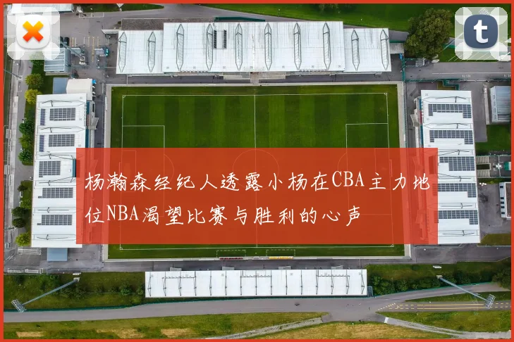 杨瀚森经纪人透露小杨在CBA主力地位NBA渴望比赛与胜利的心声